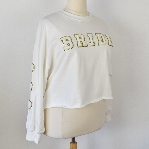 Baevely BRIDE Cropped Sweatshirt NEW - 2XL - Picture 7 of 11